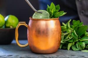 Making a moscow mule